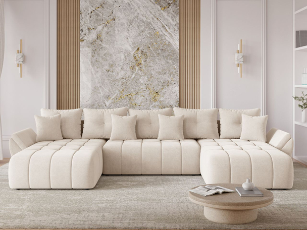 U-Bank met Slaapfunctie en Opbergruimte Decor U Beige