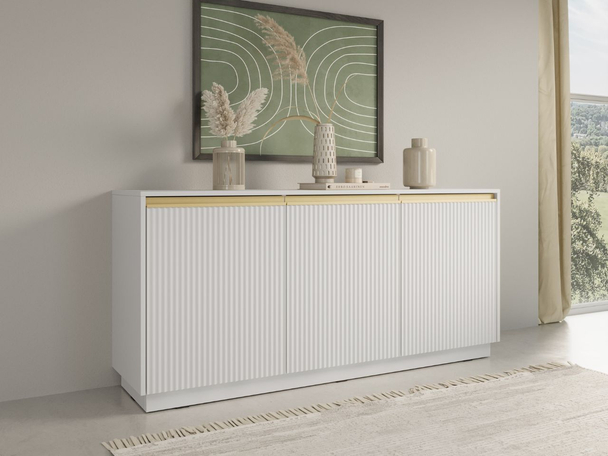 Dressoir met deuren 154 cm Roland Wit