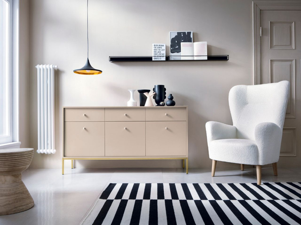 Dressoir met deuren en lades 154 cm Amor Beige