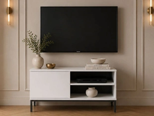 TV-Meubel met Deuren Soroko Wit