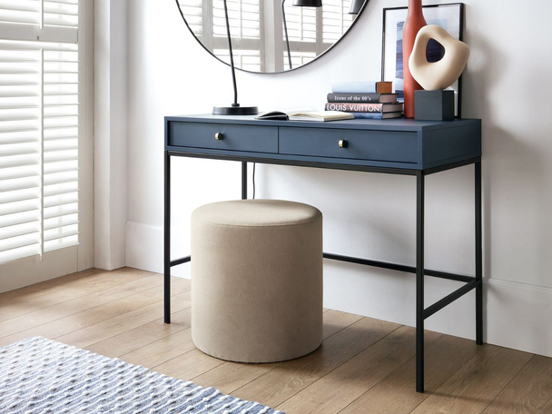 Kaptafel met lades Amor Marineblauw