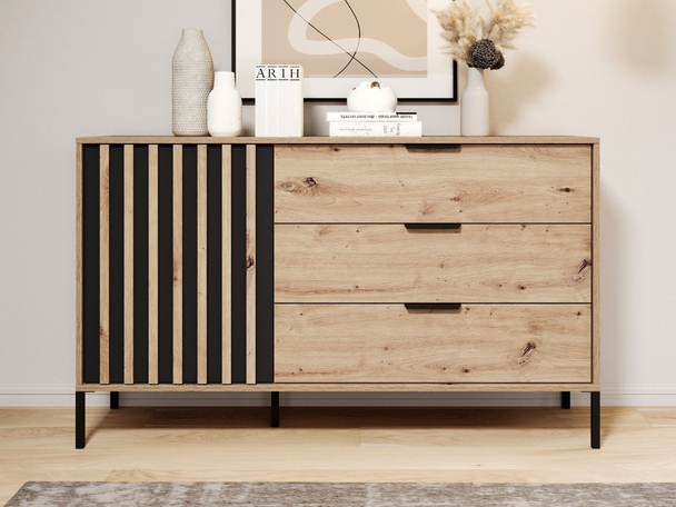 Dressoir met Deuren en Lades Turia Bruin
