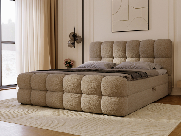 Boxspring met Opbergruimte 160x200 Modo Bruin